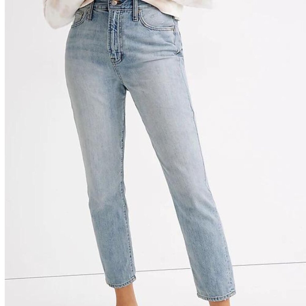 Madewell Mom Jeans Size 30 The Curvy Perfect Vintage Blue K7526 High Rise Cotton